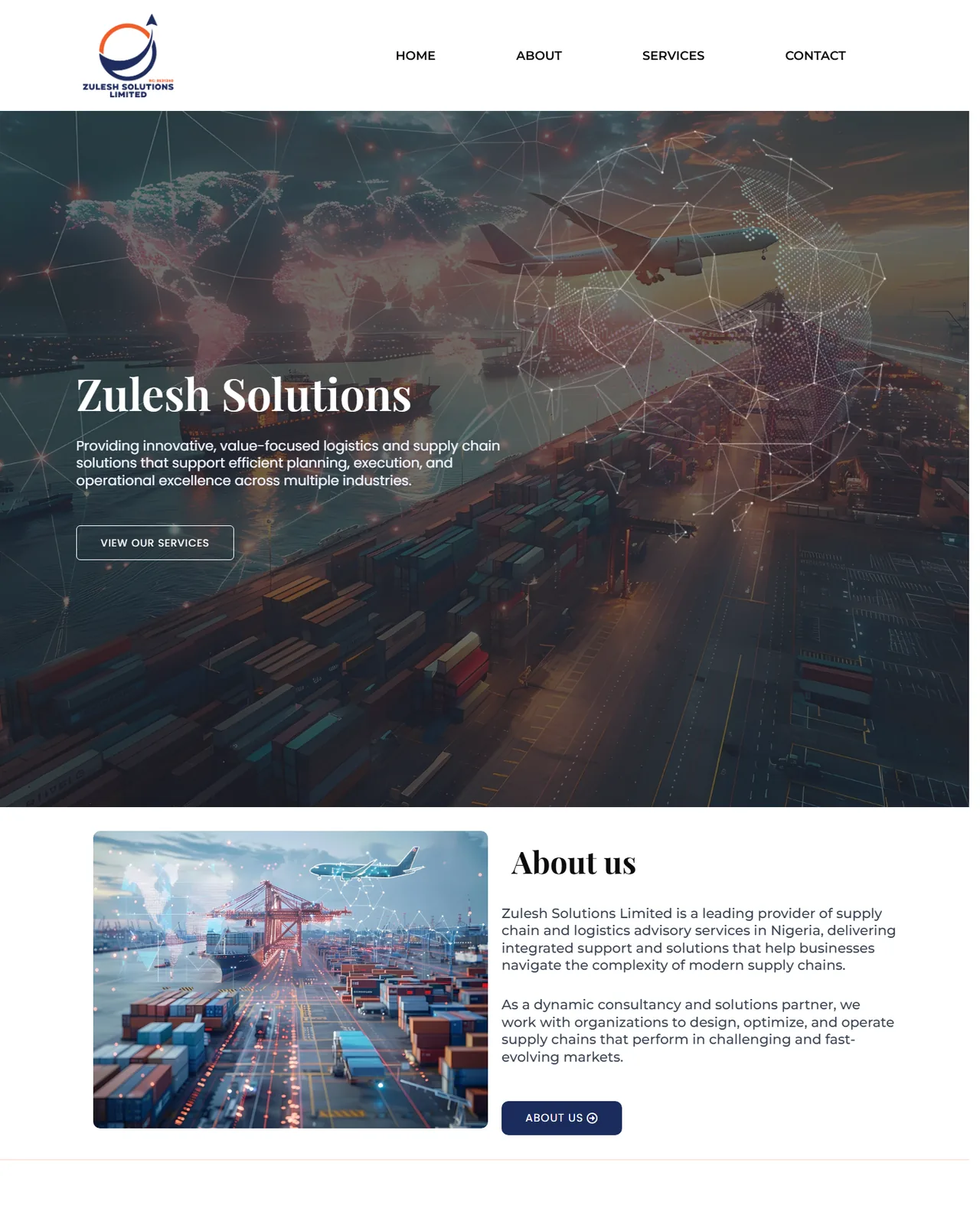 Zulesh website screenshot